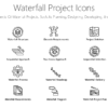 Waterfall Project Icons
