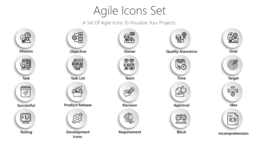PME6 Agile Icons Set-pptinfographics