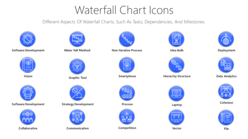 PME70 Waterfall Chart Icons-pptinfographics