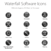 PME71 Waterfall Software Icons-pptinfographics