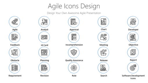 PME9 Agile Icons Design-pptinfographics