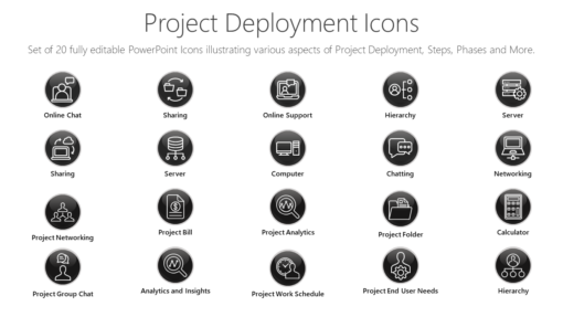 PMI102 Project Deployment Icons-pptinfographics