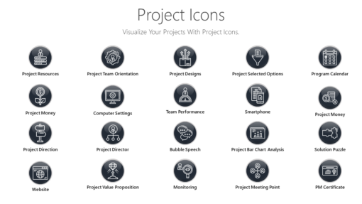 PMI21 Project Icons-pptinfographics