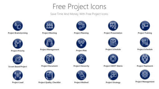 PMI23 Free Project Icons-pptinfographics