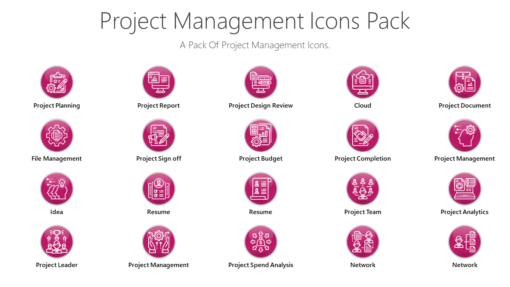 PMI28 Project Management Icons Pack-pptinfographics