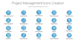 Project Management Icons Creation