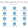 PMI33 Project Management Icons Vector-pptinfographics