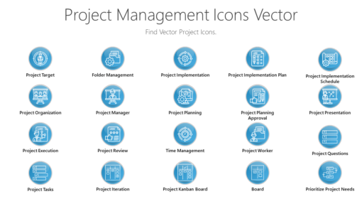 PMI33 Project Management Icons Vector-pptinfographics