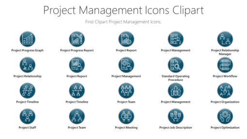 PMI36 Project Management Icons Clipart-pptinfographics