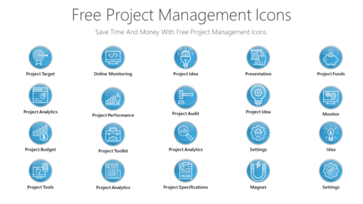 PMI3 Free Project Management Icons-pptinfographics