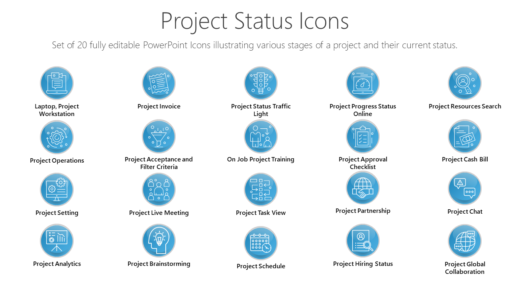 PMI40 Project Status Icons-pptinfographics