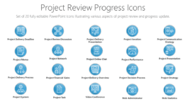 Project Review Progress Icons
