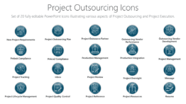 Project Outsourcing Icons