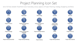 Project Planning Icon Set
