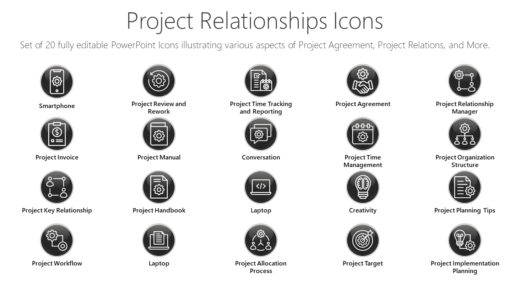 PMI59 Project Relationships Icons-pptinfographics