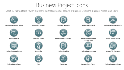 PMI65 Business Project Icons-pptinfographics