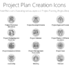 PMI74 Project Plan Creation Icons-pptinfographics