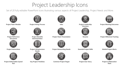 PMI80 Project Leadership Icons-pptinfographics