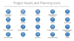 Project Assets and Planning Icons