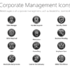 PSI14 Corporate Management Icons-pptinfographics