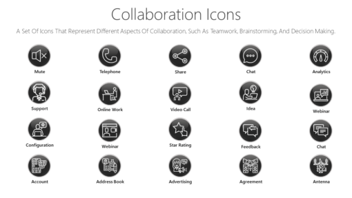 PSI21 Collaboration Icons-pptinfographics