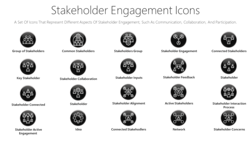 PSI30 Stakeholder Engagement Icons-pptinfographics