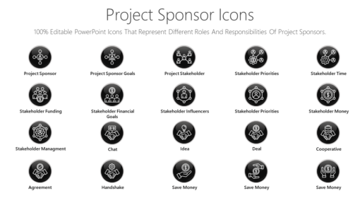 PSI34 Project Sponsor Icons-pptinfographics