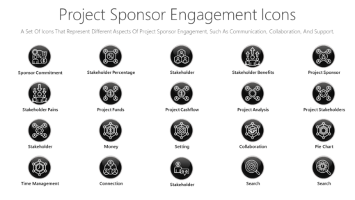 PSI36 Project Sponsor Engagement Icons-pptinfographics