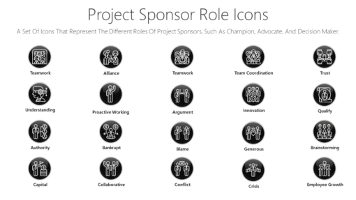 project sponsor role icons