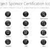 PSI42 Project Sponsor Certification Icons-pptinfographics