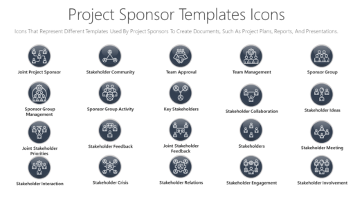 PSI43 Project Sponsor Templates Icons-pptinfographics