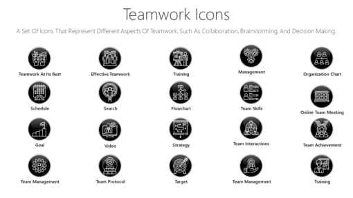 PSI4 Teamwork Icons-pptinfographics