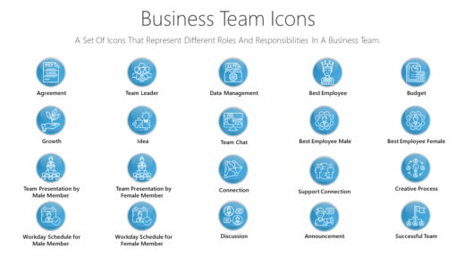 PSI7 Business Team Icons-pptinfographics