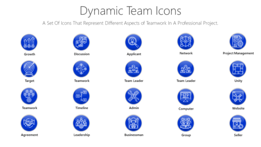 PSI8 Dynamic Team Icons-pptinfographics