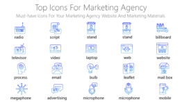Top Icons for marketing agency