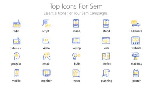 DMI104 Top Icons For Sem-pptinfographics