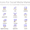 Top Icons for social media marketing