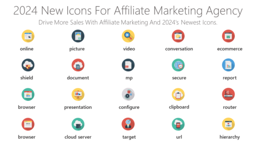 DMI126 2024 New Icons For Affiliate Marketing Agency-pptinfographics