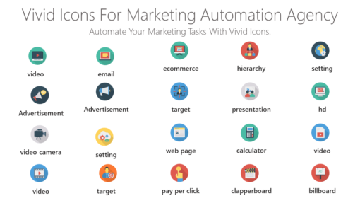 DMI129 Vivid Icons For Marketing Automation Agency-pptinfographics