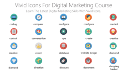 Vivid Icons for digital marketing course