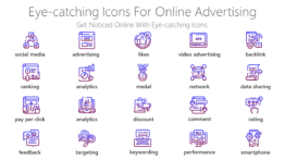 Eye-catching Icons for online advertising