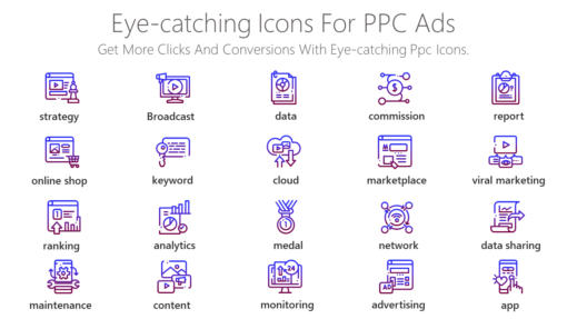DMI151 Eye catching Icons For PPC Ads-pptinfographics
