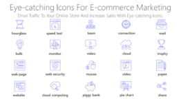 Eye-catching Icons for e-commerce marketing