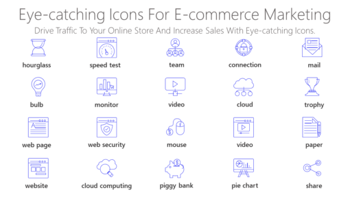 DMI156 Eye catching Icons For E commerce Marketing-pptinfographics