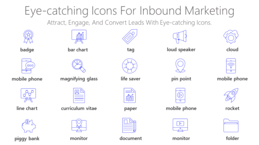 DMI157 Eye catching Icons For Inbound Marketing-pptinfographics