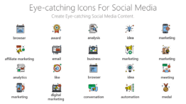 Eye-catching Icons for social media