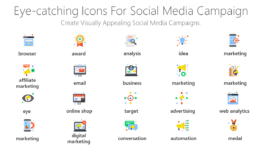 Eye-catching Icons for social media campaign