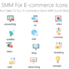 social media marketing for e-commerce Icons