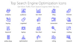 Top search engine optimization Icons