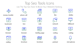 Top SEO tools Icons